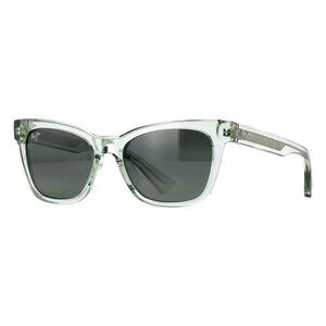 New MAUI JIM Hiwahiwa Green Polarised Square MJ0689S 003 Sunglasses Women
